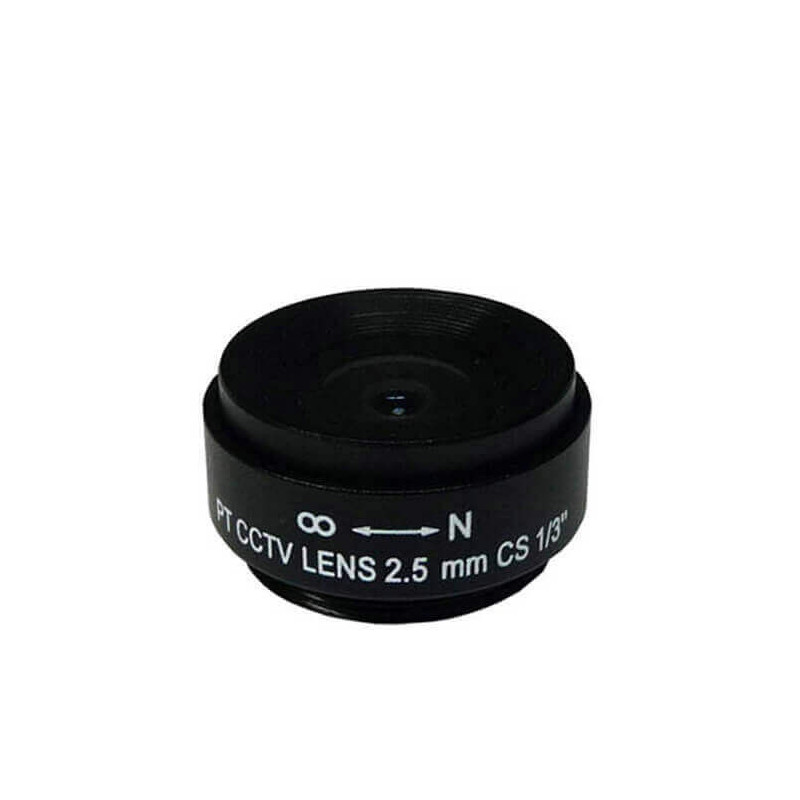Óptica fija para cámara videovigilancia  2.5mm SSE02512NI