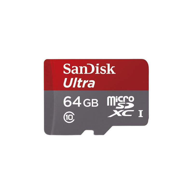 Tarjeta de memoria Micro SD  64Gb Sandisk Ultra Clase 10 80MB/s