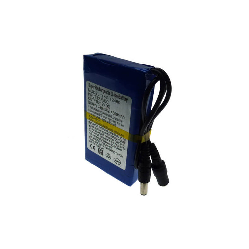 Batería recargable litio (Li-Ion)  12V  4800mAh YSD12480