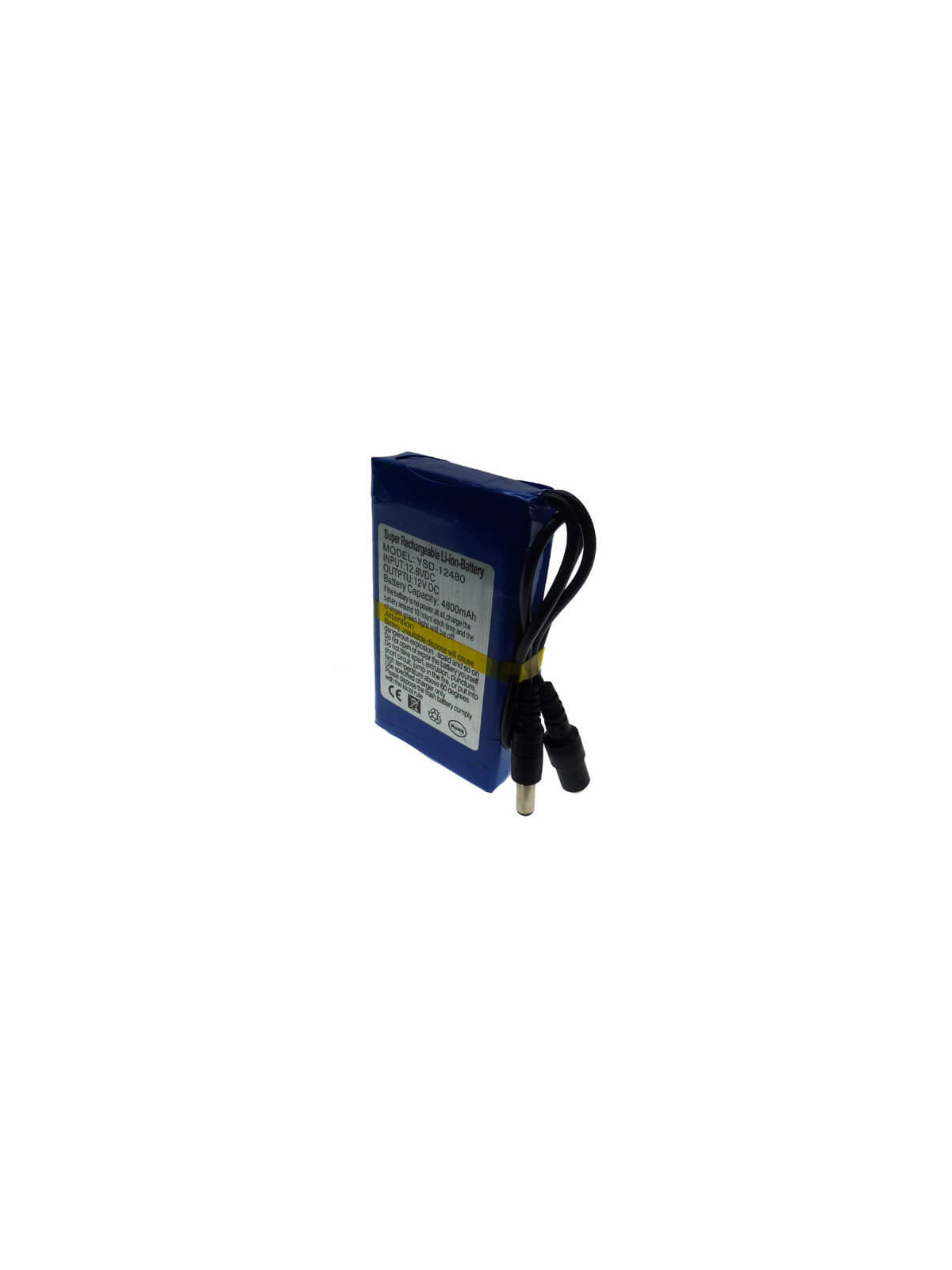 Batería recargable litio (Li-Ion)  12V  4800mAh YSD12480