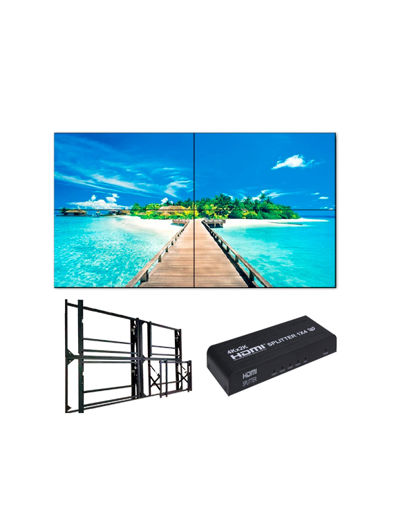 KIT-VIDEOWALL46-2X2-WALL-V2