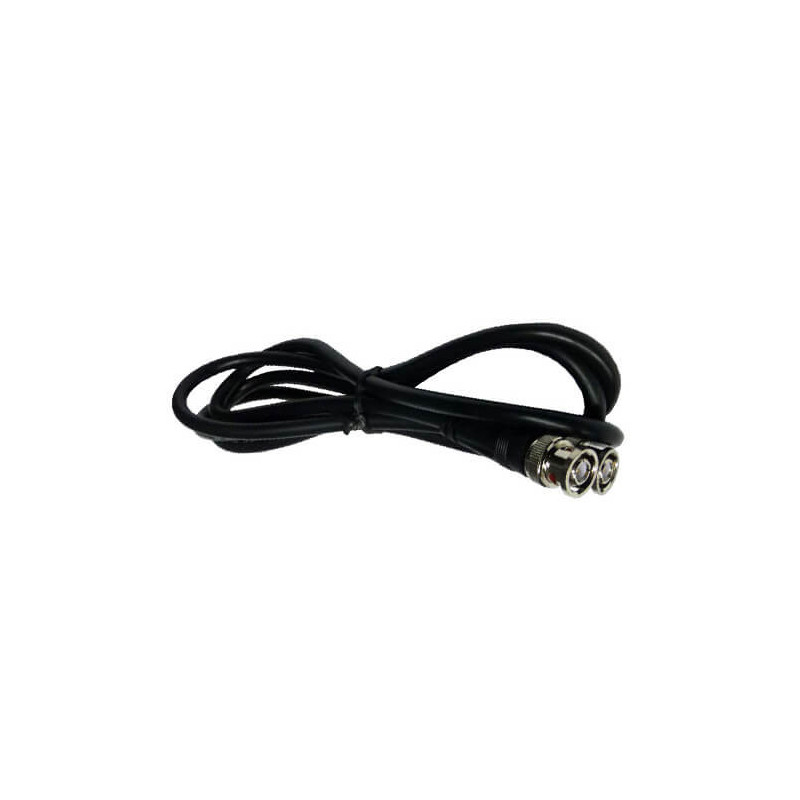Cable alargo   coaxial RG59 BNC negro (2m)