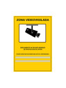 Cartel LOPD/RGPD videovigilancia personalizado 25x17cm español autoadhesivo