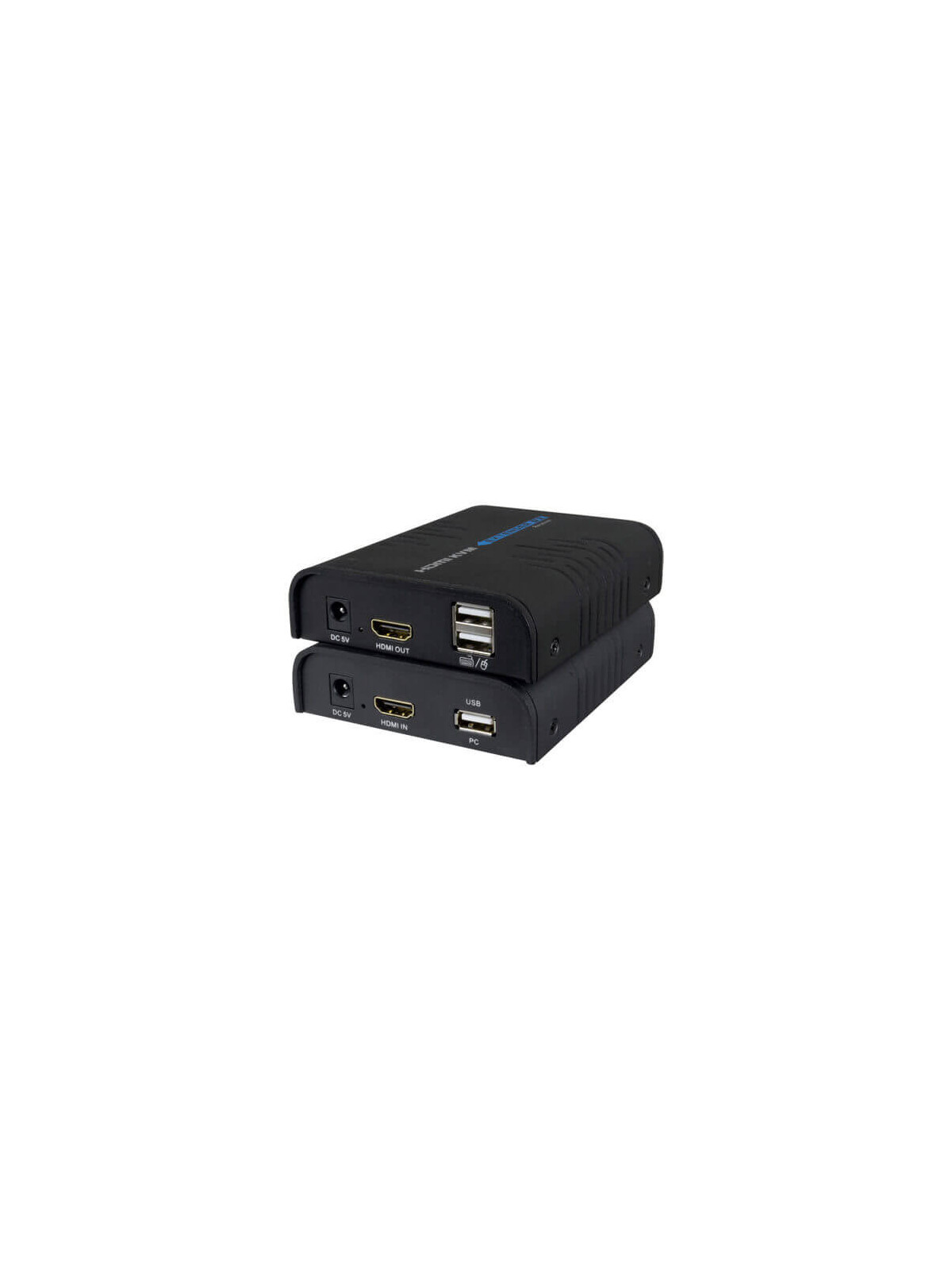 Extensor de  HDMI 1080p+USB sobre UTP 120m (HDMI-KVM-EXT)