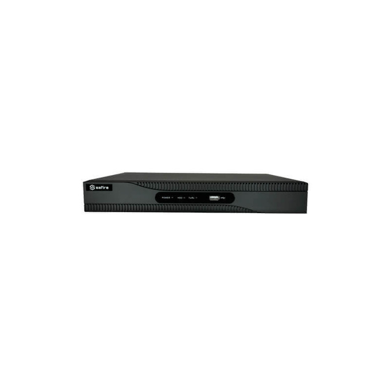 Grabador NVR  Safire  SF-NVR8216A-4K16P 16ch 12MP 160Mbps H265+ HDMI4K SATAx2 POEx16 Alarmas