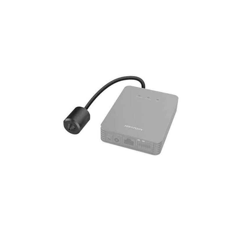 Cámara Pinhole IP Hikvision DS-2CD6412FWD-L10 1.3MP PRO 0.01Lux 3.7mm pinhole H264 WDR cable 8m