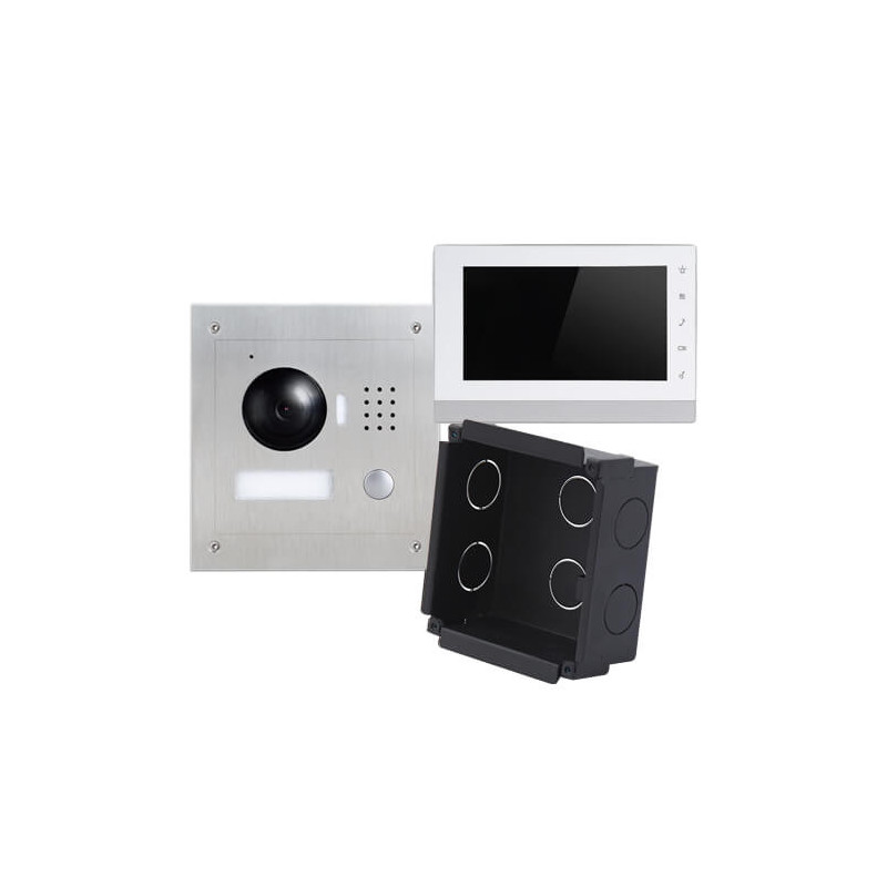 Kit videoportero 2 hilos X-Security cámara 1.3MP para empotrar (VTK-F2000-2)