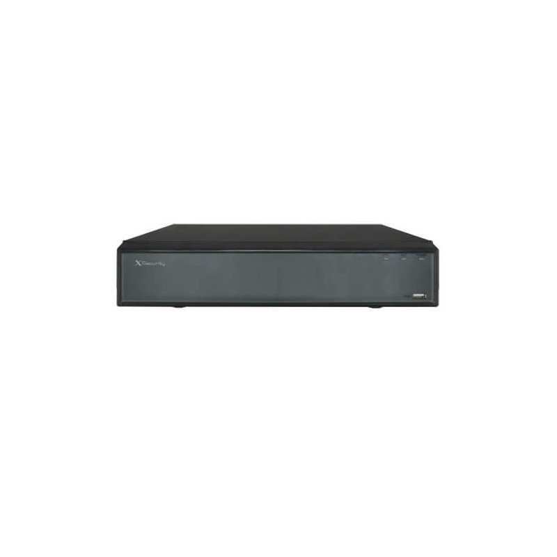 Grabador NVR X-Security  XS-NVR6432-4K 32ch 12MP 320Mbps H265+ HDMI4K SATAx4 Alarmas
