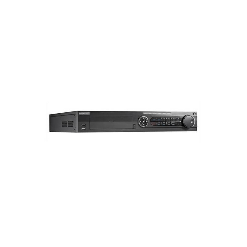 Grabador 5en1 Hikvision DS-7316HQHI-K4 16ch Video (2MP 200fps) 2ch IP 4MP 4ch Audio H265+ HDMI SATAx4 Alarmas