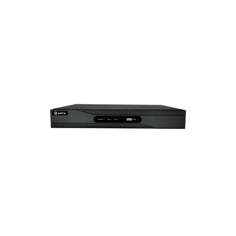 Grabador NVR  Safire  SF-NVR8208A-4K8P 8ch 12MP 80Mbps H265+ HDMI4K SATAx2 POEx8 Alarmas