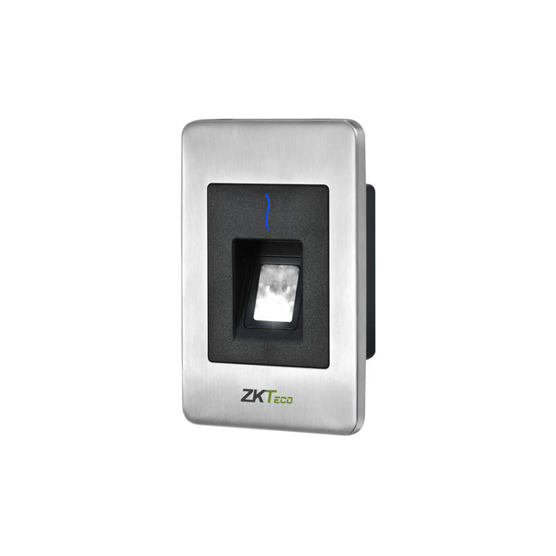 Lector de accesos ZKTeco ZK-FR1500-MF-A Huellas Sensor SilkID Mifare indicador LED y acústico RS485 IP65