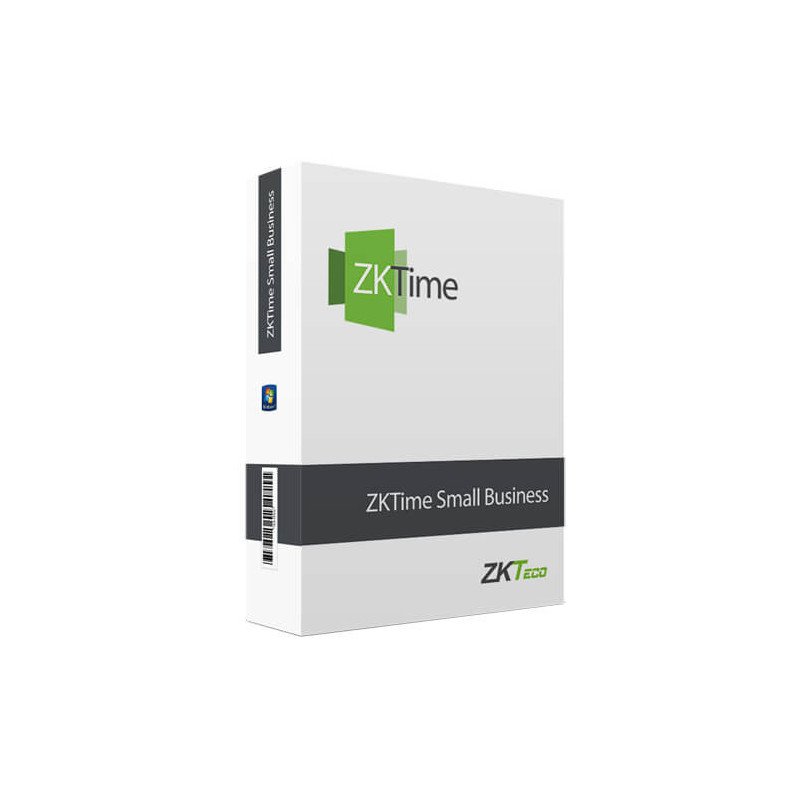 Licencia software control de presencia ZKTeco   ZKTIME-SB-100 100 Usuarios