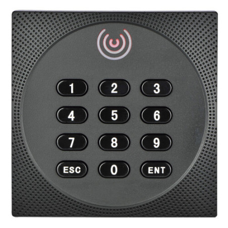 Lector de accesos ZKTeco ZK-KR612E RFID PIN Indicador LED y acústico Wiegand26 IP64