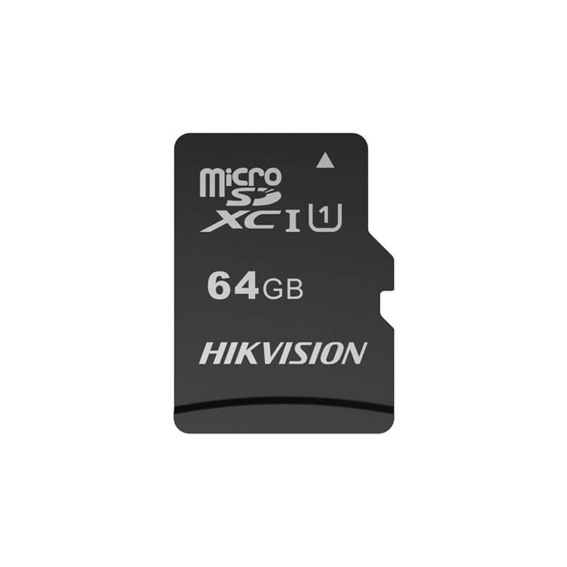 Tarjeta de memoria    Micro SD  64Gb Hikvision Clase 10 300 ciclos