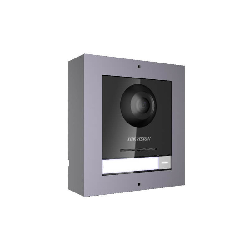 Videoportero IP modular Hikvision DS-KD8003-IME1/Surface cámara 2MP Alarmas con marco para superficie