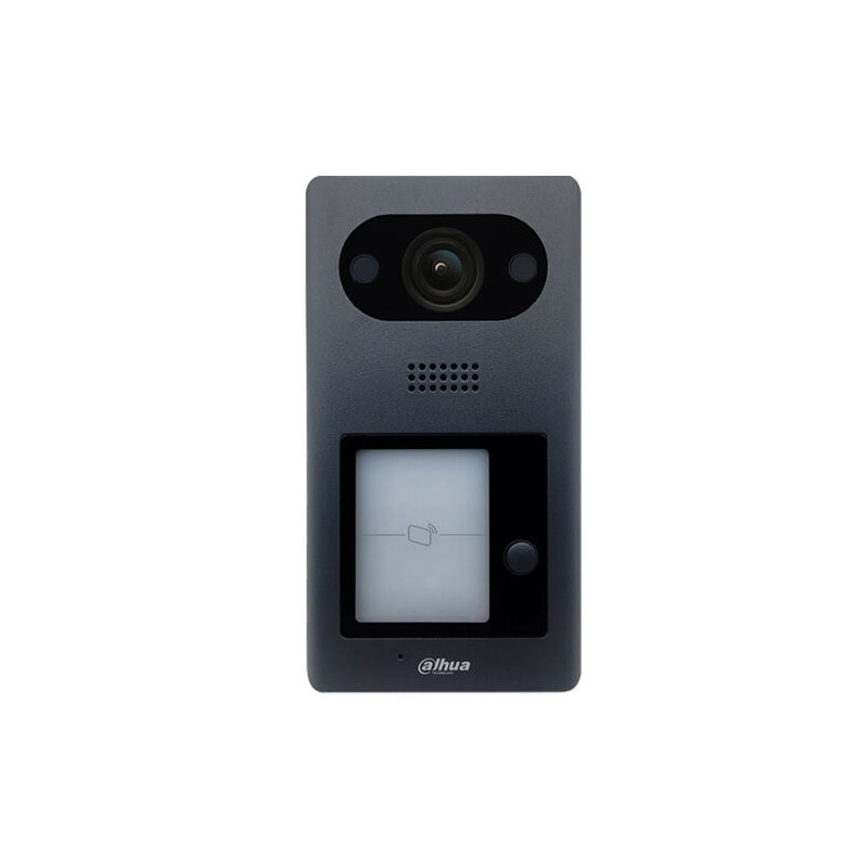Videoportero IP Dahua VTO3211D-P-S1 (1 botón) cámara 2MP Mifare POE IK08 IP65 Alarmas