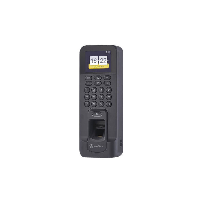 Control de accesos y presencia Safire SF-AC3011KEMD-IP Teclado Huellas RFID