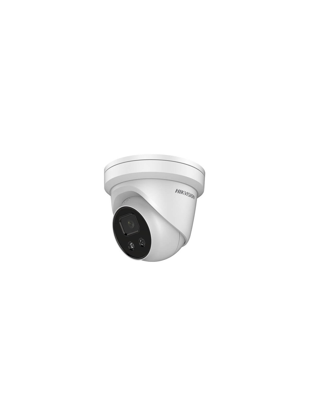 Domo IP Hikvision DS-2CD2326G2-ISU/SL 2MP PRO IR30m 2.8mm H265+ POE SD WDR Audio Alarmas Acusense