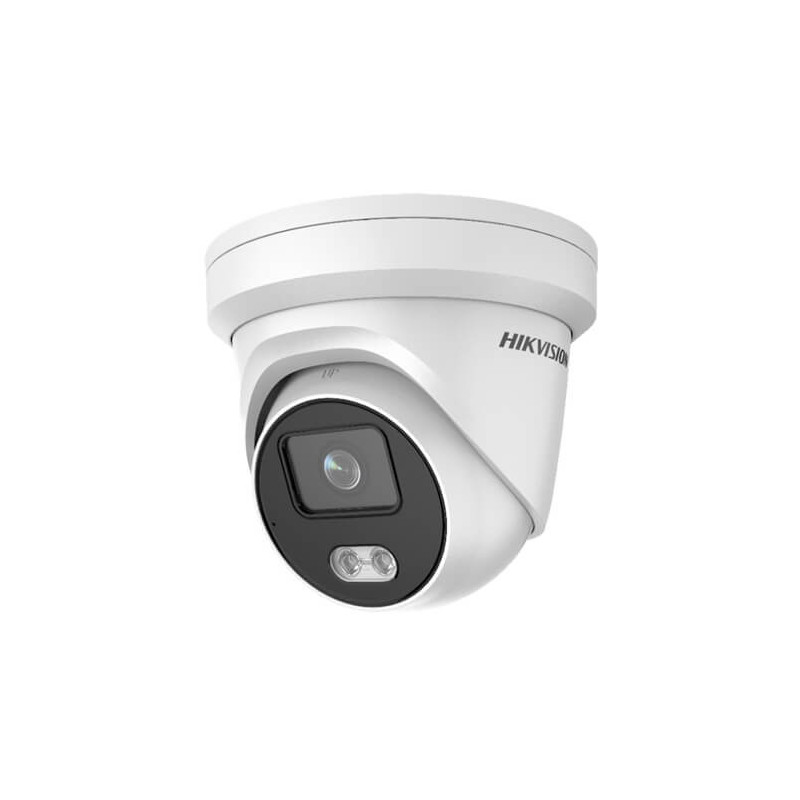 Domo IP Hikvision  DS-2CD2327G2-L 2MP PRO 0.0035Lux Luz30m 2.8mm H265+ POE SD WDR Colorvu