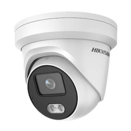 Domo IP Hikvision  DS-2CD2327G2-L 2MP PRO 0.0035Lux Luz30m 2.8mm H265+ POE SD WDR Colorvu