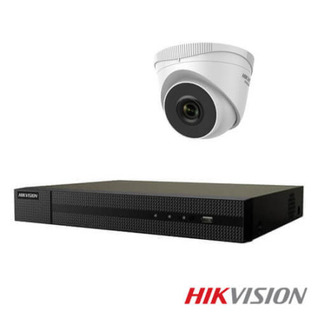 Kit videovigilancia 4 cámaras IP  Hikvision 8MP POE disco duro 1Tb