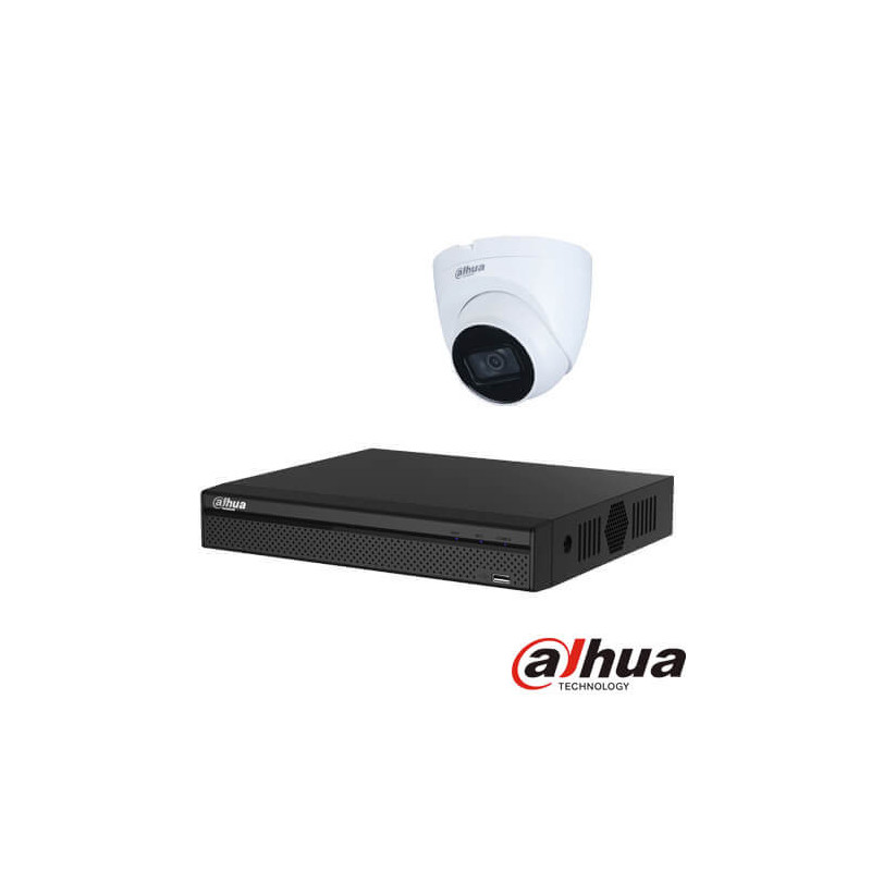 Kit videovigilancia 7 cámaras IP Dahua 8MP POE disco duro 2Tb