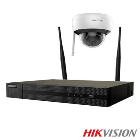 Kit videovigilancia wifi 3 cámaras IP Hikvision D220 2MP disco duro 1Tb