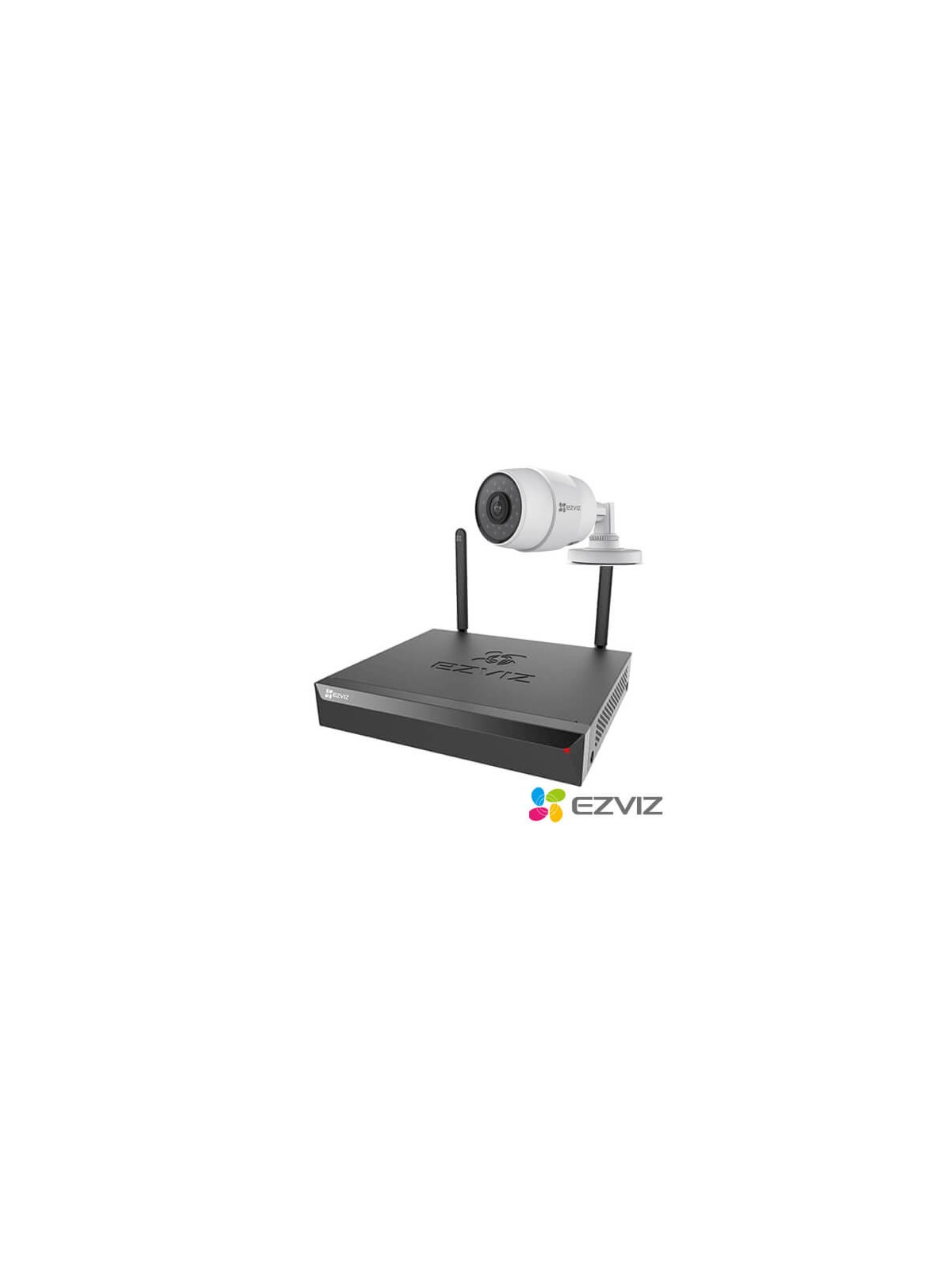 Kit videovigilancia wifi 2 cámaras IP EZVIZ  C3C 1MP disco duro 1Tb