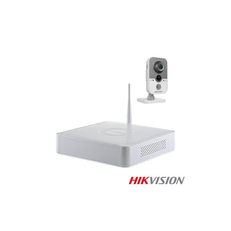 Kit videovigilancia wifi 3 cámaras IP  Hikvision  2CD2412 1.3MP disco duro 1Tb