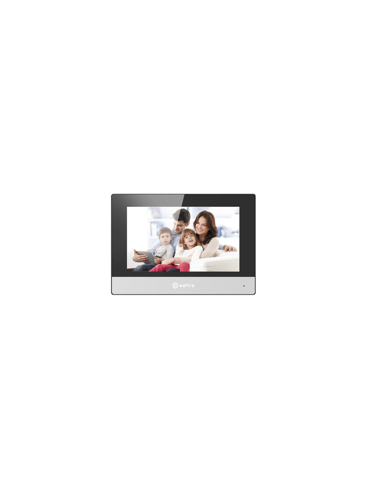 Monitor videoportero 2 hilos Safire  SF-VIDISP01-7W2 7" (1024x600) Alarmas POE Wifi SD