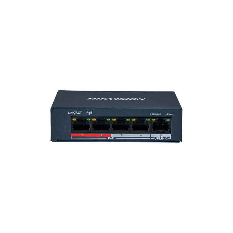 Switch     Hikvision DS-3E0105P-E/M 5-port 10/100M POEx4 35W