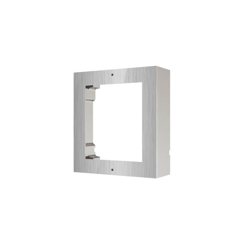 Marco para  un módulo Hikvision DS-KD-ACW1/S superficie Inox