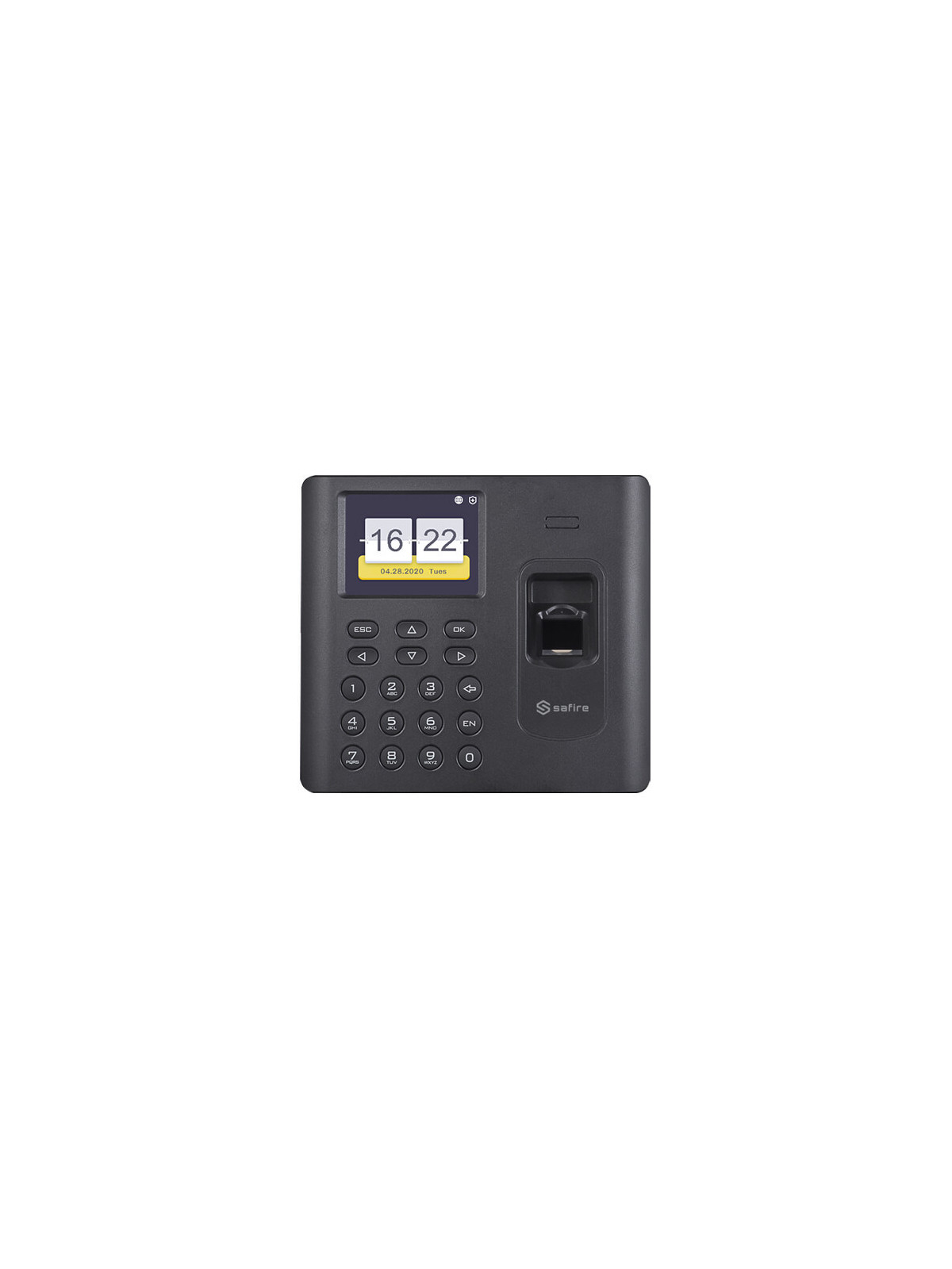 Control de presencia Safire SF-AC3012KEMD-IPW-B Teclado Huellas RFID Wifi Batería