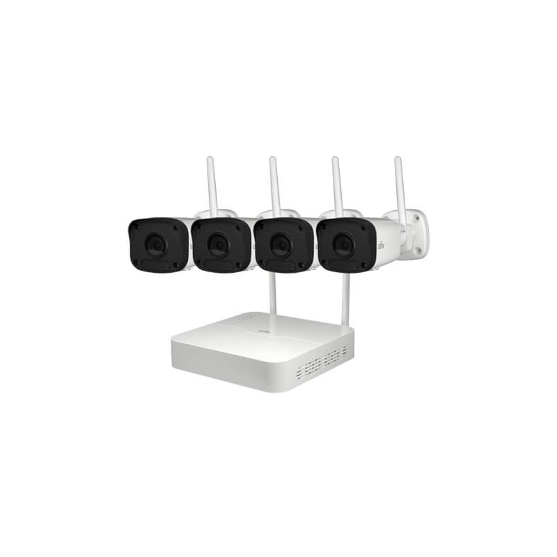 Kit videovigilancia wifi  4 cámaras IP  UV-KIT002-B44W 2MP
