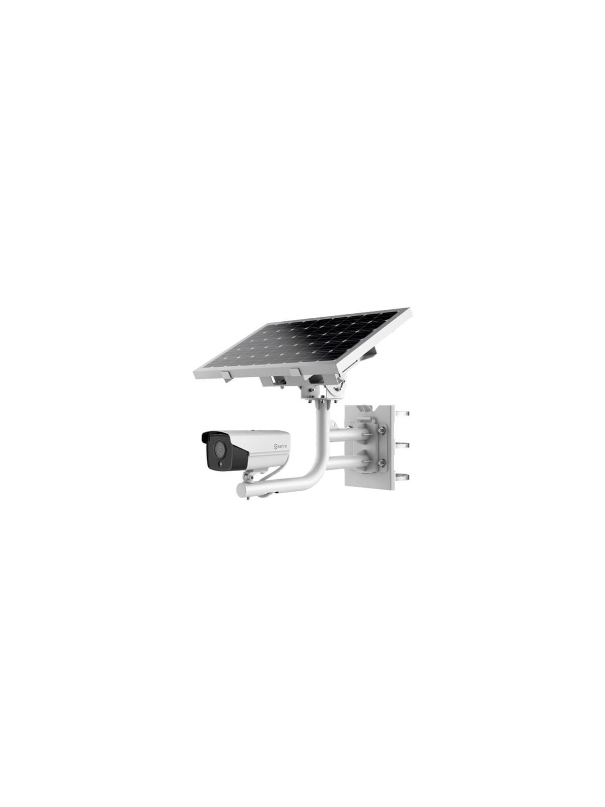 Cámara IP Solar 4G Safire  SF-IPB035WH-2YSOLAR-4G 2MP IR30m 2.8mm H265+ SD WDR Placa solar Batería 4G