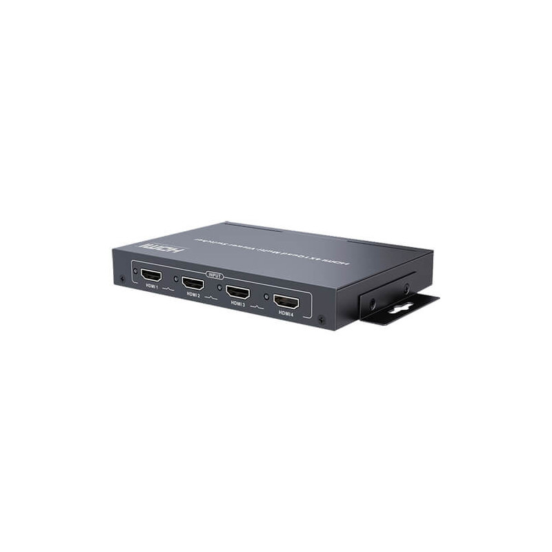 Quad HDMI 4 entradas 1080P (4x1) con mando PoP extensor IR (HDMI-VIEWER-4-V2)