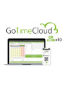 Licencia software control de presencia ZKTeco       ZK-GOTIMECLOUD-10 10 usuarios