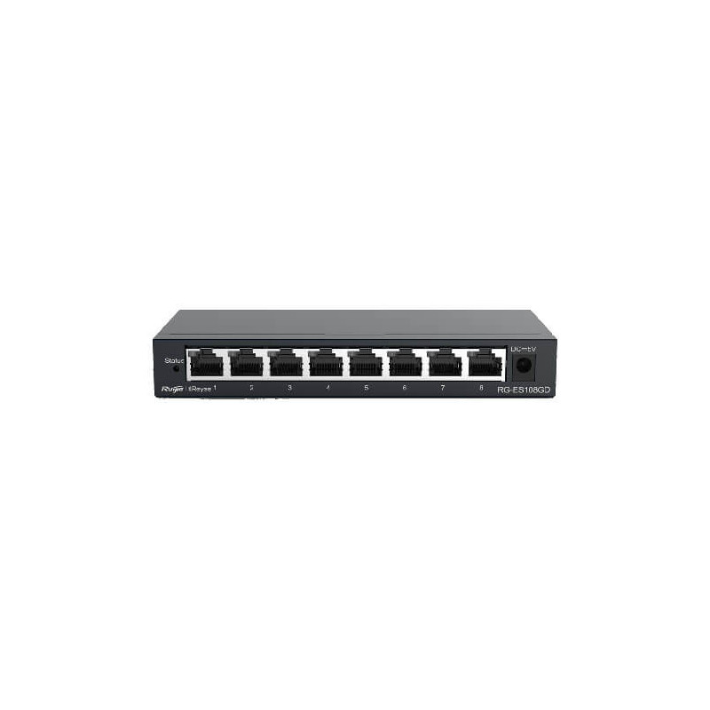 Switch   Reyee RG-ES108GD 8-port RJ45 10/100/1000M