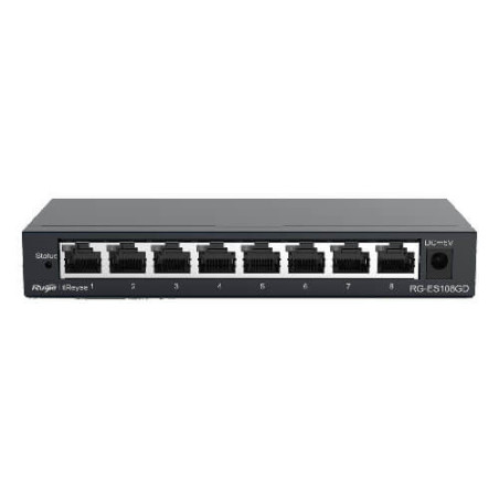 Switch   Reyee RG-ES108GD 8-port RJ45 10/100/1000M