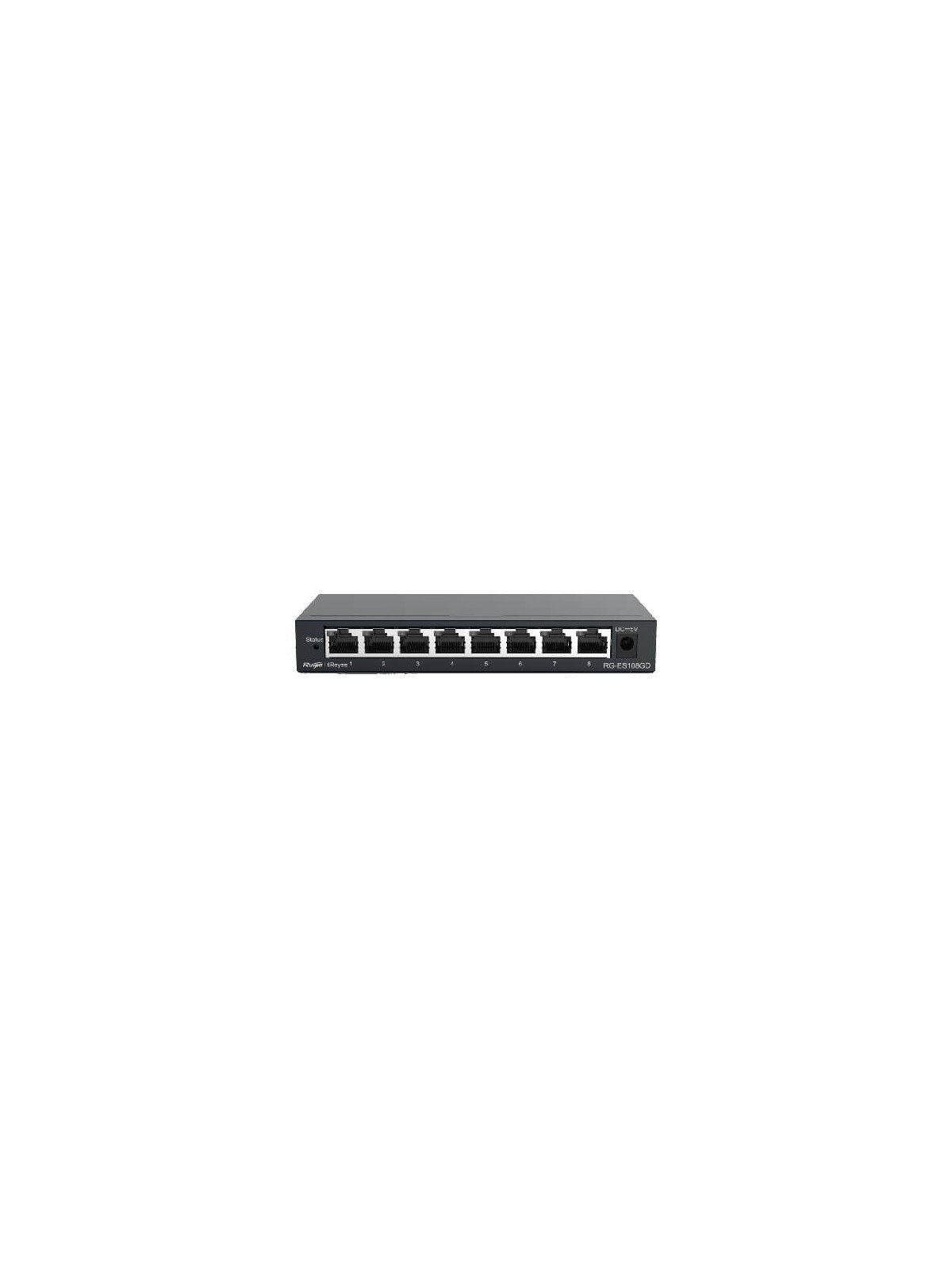 Switch   Reyee RG-ES108GD 8-port RJ45 10/100/1000M