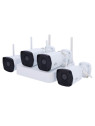 Kit videovigilancia wifi  4 cámaras IP  Uniview UV-KIT114-B42W 2MP