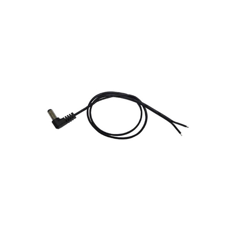 Cable alimentación  1 a 1 (cable a 1x2.1mm hembra con codo)
